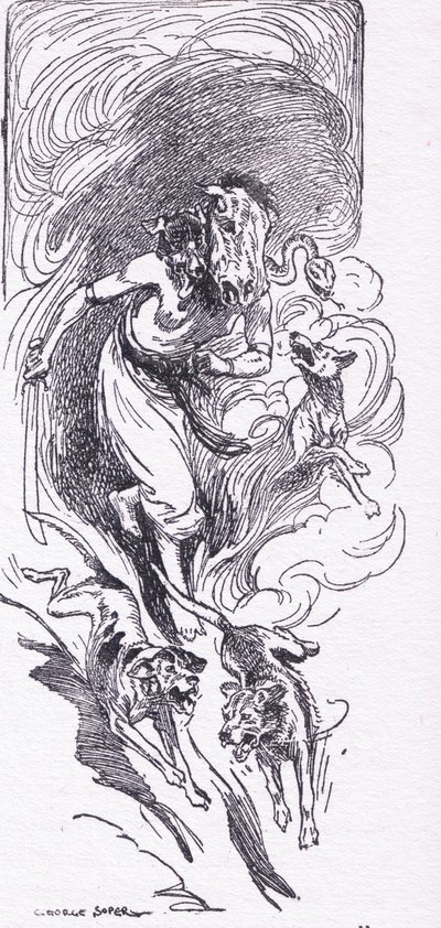 Brimo la cazadora salvaje de brujas, de The Heroes publicado por George Allen and Unwin 1929 de George Soper