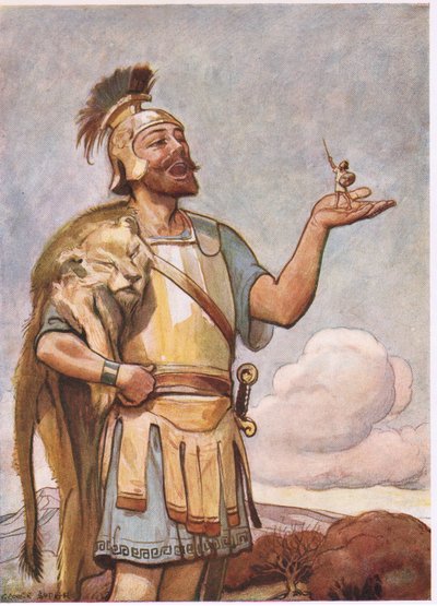 Hércules y el pigmeo de George Soper