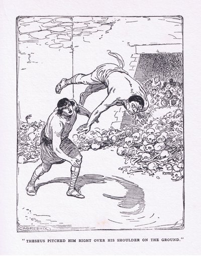 El mar lo lanzó sobre su hombro al suelo, de Los Héroes publicado por George Allen y Unwin 1929 de George Soper