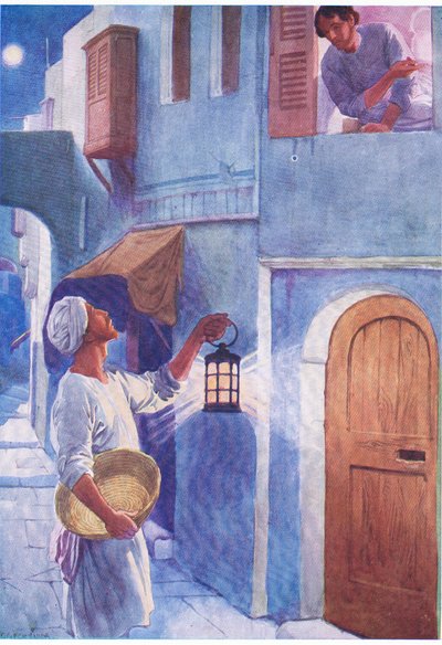 El vecino antipático, de El libro de imágenes de la Biblia publicado por Thomas Nelson, c.1950 de George Soper