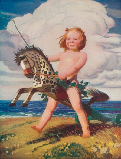 El Caballito de Madera, c1915, 1932 de George Spencer Watson