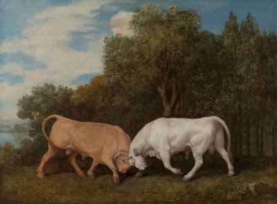 Toros luchando de George Stubbs