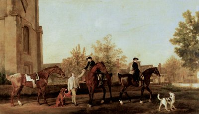Los cazadores abandonan Southill de George Stubbs