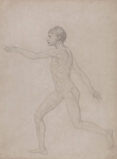 Figura humana, vista lateral (Anteproyecto para el estudio final del cuadro VIII) de George Stubbs