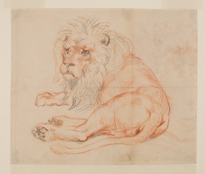 León descansando de George Stubbs