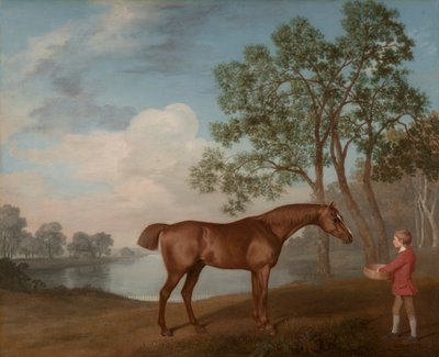 Calabaza con establo de George Stubbs