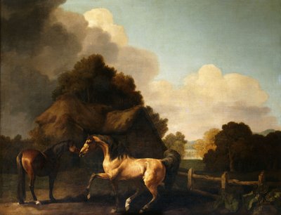 Semental y yegua, tradicionalmente llamados "Júpiter y yegua" de George Stubbs