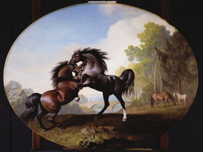 Sementales peleando, 1781 de George Stubbs