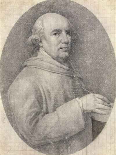 Estudio para un Autorretrato en Esmalte de George Stubbs
