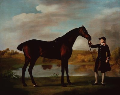 El Cazador del Duque de Malborough con un Mozo de George Stubbs