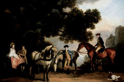 Las familias Milbanke y Melbourne de George Stubbs