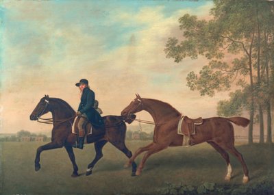 Dos caballos, 1789 de George Stubbs