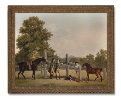 William Henry Cavendish-Bentinck, 3er Duque de Portland y su hermano menor Lord Edward, 1767-68 de George Stubbs