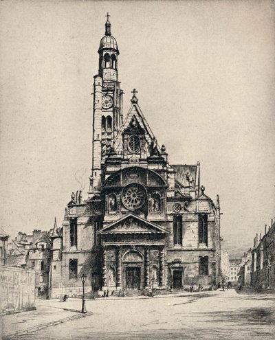 Iglesia de St Étienne-du-Mont, 1915 de George T Plowman