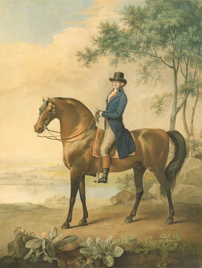 Warren Hastings en su caballo árabe, 1796 de George Townley Stubbs