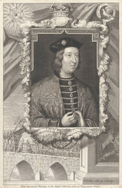 Eduardo IV, rey de Inglaterra y Francia, señor de Irlanda de George Vertue
