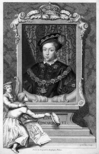 Eduardo VI, Rey de Inglaterra, siglo XVIII de George Vertue