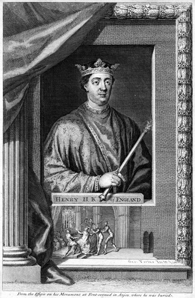 Enrique II, Rey de Inglaterra, siglo XVIII de George Vertue