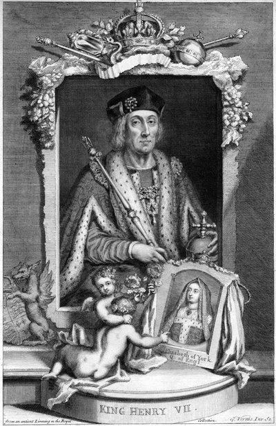 Enrique VII de Inglaterra, siglo XVIII de George Vertue
