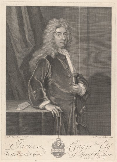 James Craggs el Viejo de George Vertue