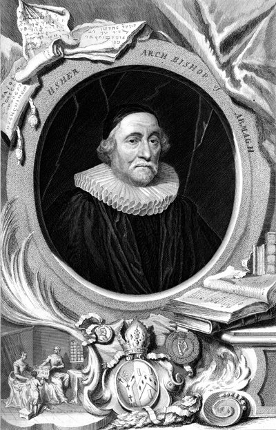 James Ussher, clérigo inglés del siglo XVII y arzobispo de Armagh, siglo XVIII de George Vertue