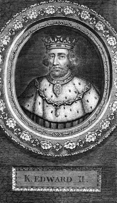 Rey Eduardo II de Inglaterra, siglo XVIII de George Vertue