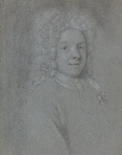 Retrato de John Dixon, mirando a la derecha de George Vertue