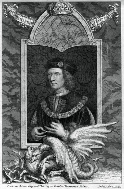 Ricardo III de Inglaterra, siglo XVIII de George Vertue