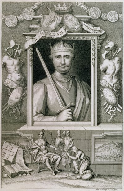 Guillermo I el Conquistador (1027-87) Rey de Inglaterra desde 1066 de George Vertue