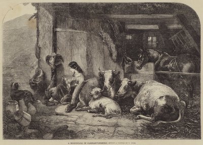Una Granja en Carnarvonshire de George Vicat Cole