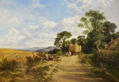 Paisaje - Tiempo de Cosecha de George Vicat Cole