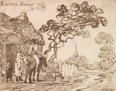 Escena rural de George Walker