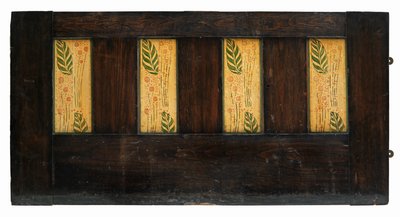 Panel mural decorativo (roble pintado) de George Walton