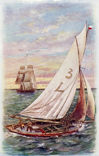 Un barco piloto de George Washington Lambert