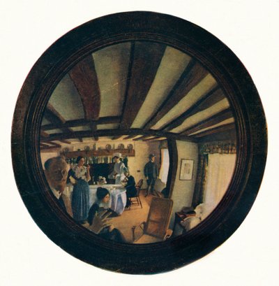 El espejo convexo, c. 1916 de George Washington Lambert