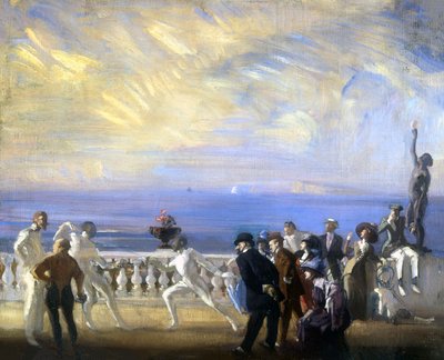 El combate de esgrima de George Washington Lambert