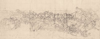 La carga de la 4ta Brigada de Caballería Ligera en Beersheba de George Washington Lambert