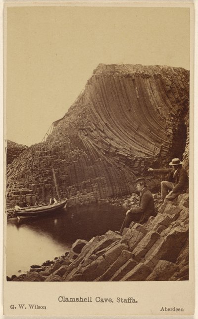 Cueva de Clamshell, Staffa de George Washington Wilson