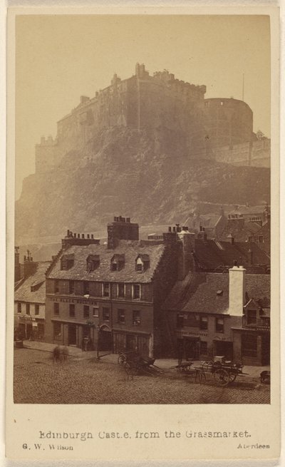 El Castillo de Edimburgo desde Grassmarket de George Washington Wilson