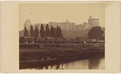 Castillo de Windsor, visto desde el río Támesis de George Washington Wilson