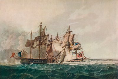 Captura de la Furieuse, c1810 de George Webster