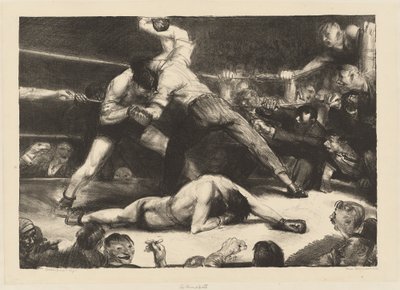 Un nocaut de George Wesley Bellows