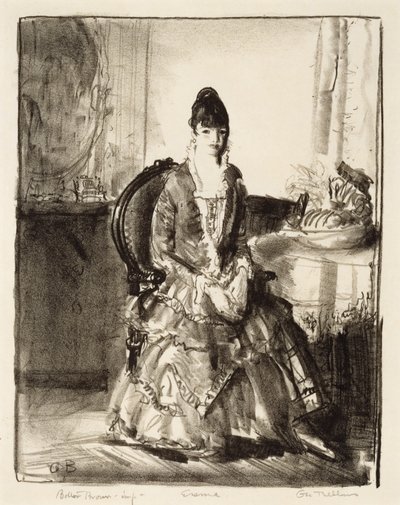 Arreglo, Emma en una habitación de George Wesley Bellows