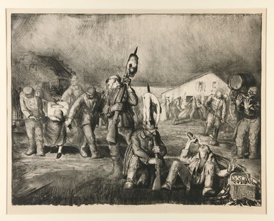 Bacanal (primera piedra) de George Wesley Bellows