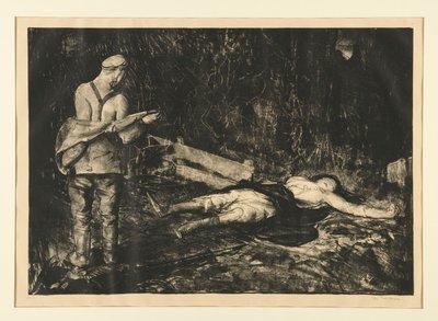 Granja belga de la serie War de George Wesley Bellows