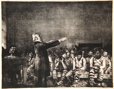 Bendición en Georgia, 1916 de George Wesley Bellows