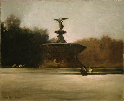 Fuente Bethesda (fuente de Central Park) de George Wesley Bellows