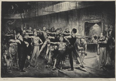 Clase de Hombres de Negocios (Clase de Hombres de Negocios, Y.M.C.A.) 1916 de George Wesley Bellows