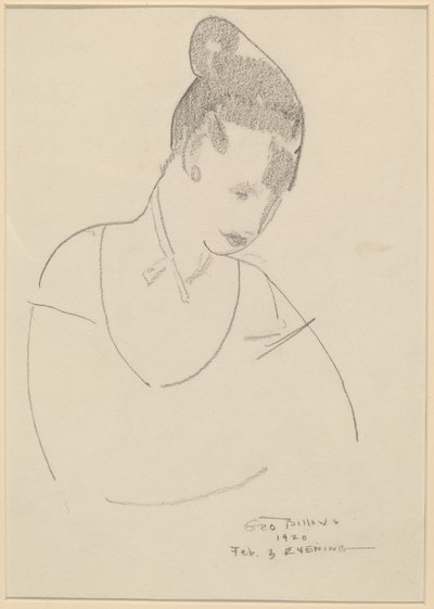 Elsie Speicher [verso] de George Wesley Bellows