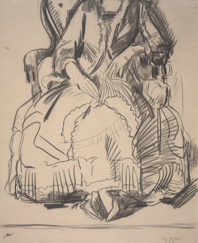 Emma con vestido púrpura de George Wesley Bellows